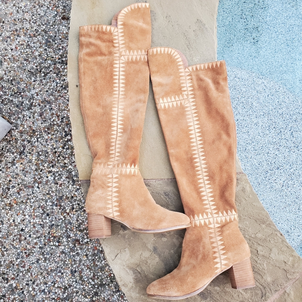 Coconuts by Matisse over the knee leather boots